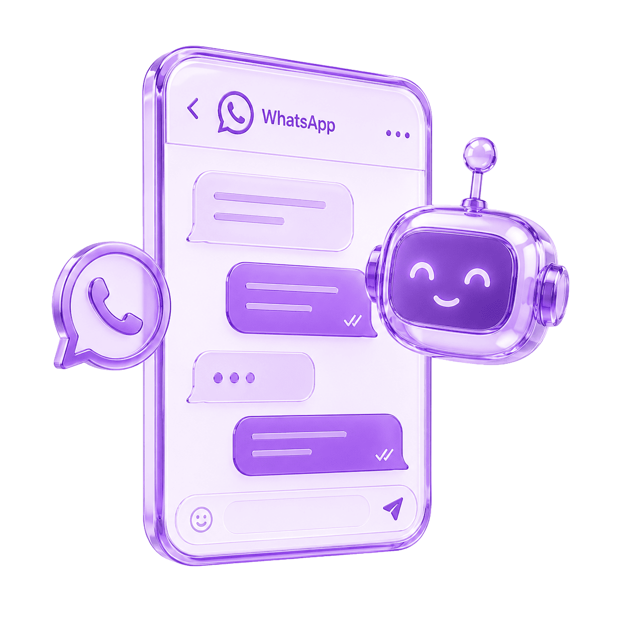 Automação de WhatsApp da Cooki com robô de atendimento